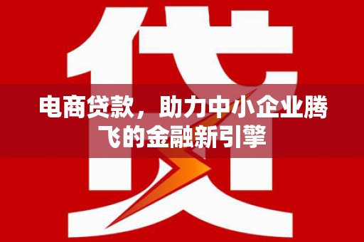 防城港电商贷款，助力中小企业腾飞的金融新引擎