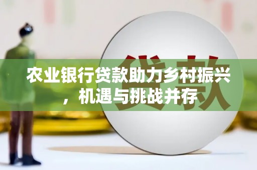 防城港农业银行贷款助力乡村振兴，机遇与挑战并存