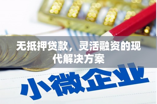 防城港无抵押贷款，灵活融资的现代解决方案